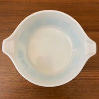 Vintage PYREX 472 1 1/2 pt Glass Pint Cinderella Dish Amish Blue Butterprint