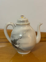 Vintage Japanese Porcelain Handpainted Kutani Teapot

