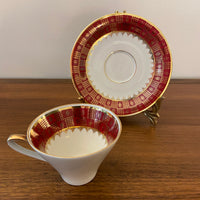 Vintage Johann Seltmann Vohenstrauss Bavaria Porcelain Teacup and Saucer