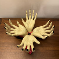 Spooky Witches Hands with Ceramic Bowl Halloween Decor