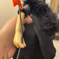 Hallmark Huntington Cassie Halloween Decor Figure Cloth Resin Feathers