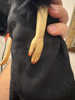 Hallmark Huntington Cassie Halloween Decor Figure Cloth Resin Feathers
