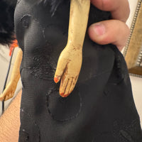 Hallmark Huntington Cassie Halloween Decor Figure Cloth Resin Feathers