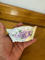 Vintage Limoges French Fine Porcelain Small Oval Bowl Jean Pouyat
