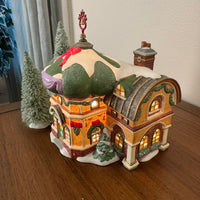 Dept 56 North Pole Series North Pole Beauty Shoppe Village Town Porcelain House