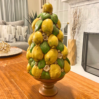 Lemon Tree Vintage Handpainted Ceramic Jamar Mallory Studios 1966

