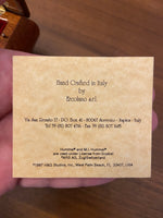 Vintage Authentic M.J Hummel Handcrafted Ercolano Italian Wooden Music Box
