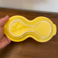 Fiesta-ware Sugar and Creamer Set with Tray P86 Post 86