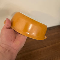 Pyrex by Corningware Orange-White Oval Glass Casserole Dish 1.5qt-1.5L