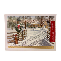 Hallmark-Thomas Kinkade Christmas Card Set-Box
