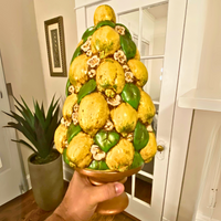 Lemon Tree Vintage Handpainted Ceramic Jamar Mallory Studios 1966
