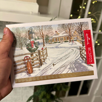Hallmark-Thomas Kinkade Christmas Card Set-Box
