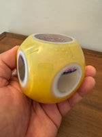 Murano Faceted Millefiori Blown Glass Handmade Paperweight
