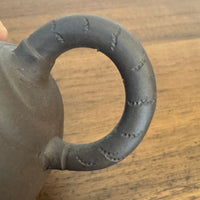 Vintage Ceramic Yixing Red Zisha Clay Moving Dragon Head and Tongue Teapot