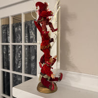 Christmas Decor 3 Acrobatic Jester-Elves