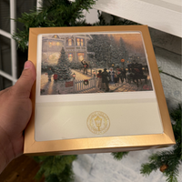 Hallmark-Thomas Kinkade Christmas Card Set-Box
