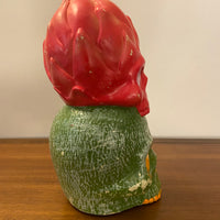 Dragon Fruit Cantaloupe Skulls Halloween Decor