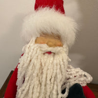 Seated Santa Christmas Decor Figurine