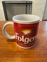 Vintage Folgers Coffee Mug Cup
