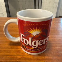 Vintage Folgers Coffee Mug Cup