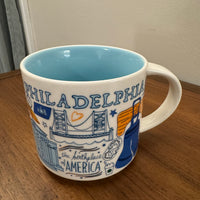Philadelphia Starbucks Porcelain Mug Been There Series 14 oz