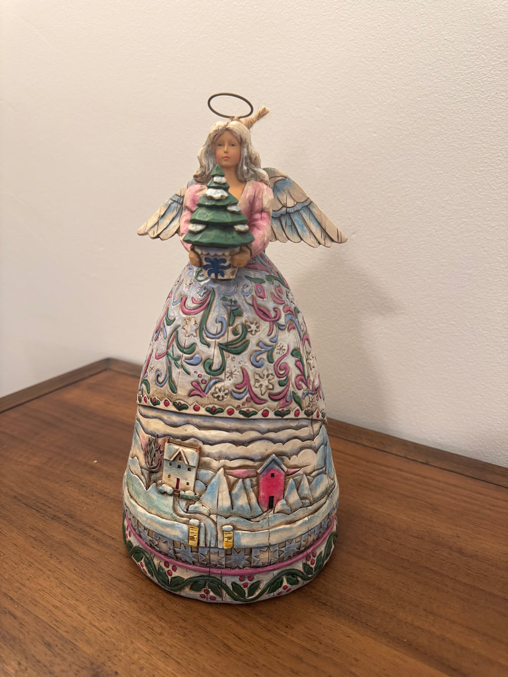 Heartwood Creek 2004 Jim Shore Christmas Angel Landscape Sleeps