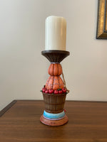 Jim Shore Pedestal Flameless Candlelight Harvest-Fall Holiday Decor
