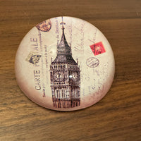 Handmade Glass Paperweight Carte Postale