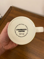 Starbucks Coffee 18 oz Porcelain Mug Cup 2007 Balboa Park San Diego
