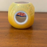 Murano Faceted Millefiori Blown Glass Handmade Paperweight