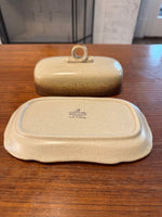 Mikasa Whole Wheat Stoneware Butterdish
