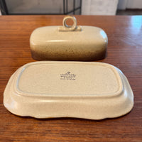 Mikasa Whole Wheat Stoneware Butterdish