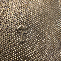 Vintage Ornated Jewelry Box with Red Velvet Lining Interior