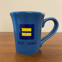 Blue Mug Logo of the Human Rights Campaign LGBTQ+