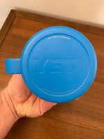 Pre-owned YETI Stainless Steel 14oz Rambler Mug With An Interest Sticker
