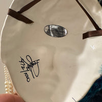 Vintage Art Deco Bohemian Style Ceramic Mask Wall Decor