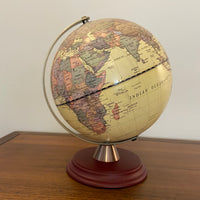 Antique Globe Illuminated World Globe Map Lamp
