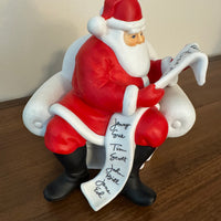 Dept 56 Porcelain Santa Figurine Santa's List