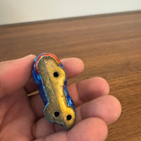 Vintage Small Enamel Brass Chinese Foo Dog