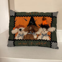 Small Crafted Halloween Pillow Decor