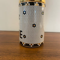 Anthropologie Rise and Shine Kitchen Canister Storage Container Bistro Art Deco Revival Tile Design Retired