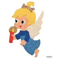 Melted Plastic Popcorn Holiday Wall-Windows Decor