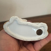 Vintage Art Porcelain Secret Heart of Jesus Figure