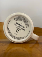 Starbucks “You Are Here” Belfast Mug – Ireland Collector Series Yellow Interior 14oz
