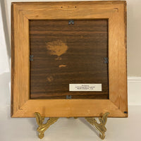 Vintage Framed Enamel-Copper Native American Design Artistry Palm Desert