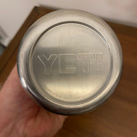YETI Red-Silver Stainless Steel Tumbler