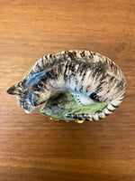 Limoges Piotet Chamart Porcelain Trinket Box Cat
