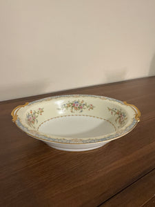 Vintage Noritake-Naomi Porcelain Gravy-Oval-Serving Bowl Set of 3