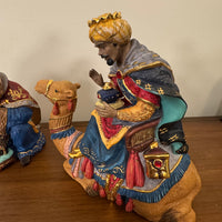 Vintage Kirkland Porcelain Wisemen Set of 3 Nativity Replacement