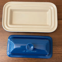 Le Creuset Ceramic Stoneware Butter Dish Blue-0705
